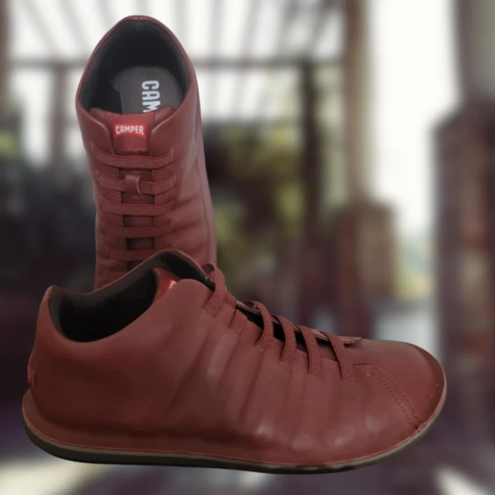 Camper Beetle Casual Ankle Shoes Boots Red Brown Size  11 U.S 45 EU - Picture 14 of 14